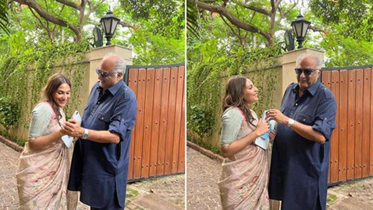 Reminiscing old times, remembering pappi: Aishwaryaa Rajinikanth drops picture with Boney Kapoor
