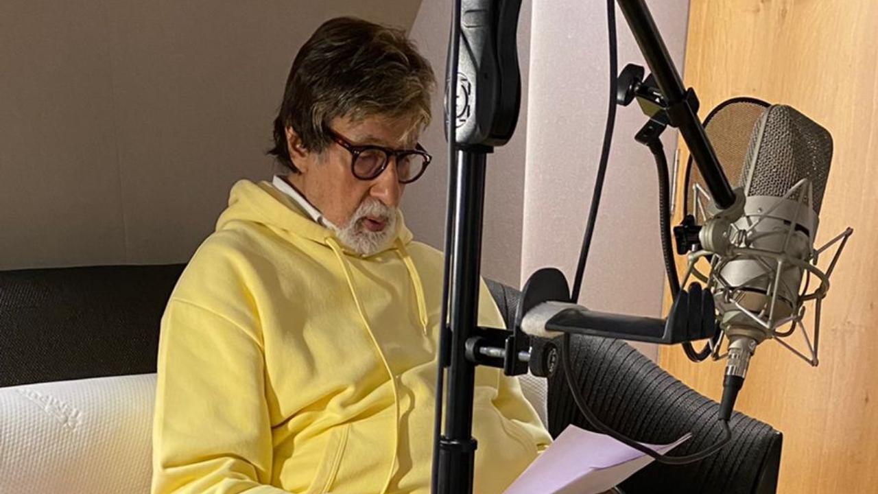 Amitabh Bachchan dubs for Anand Pandit's Gujarati film ‘Fakt Mahilao Mate’
