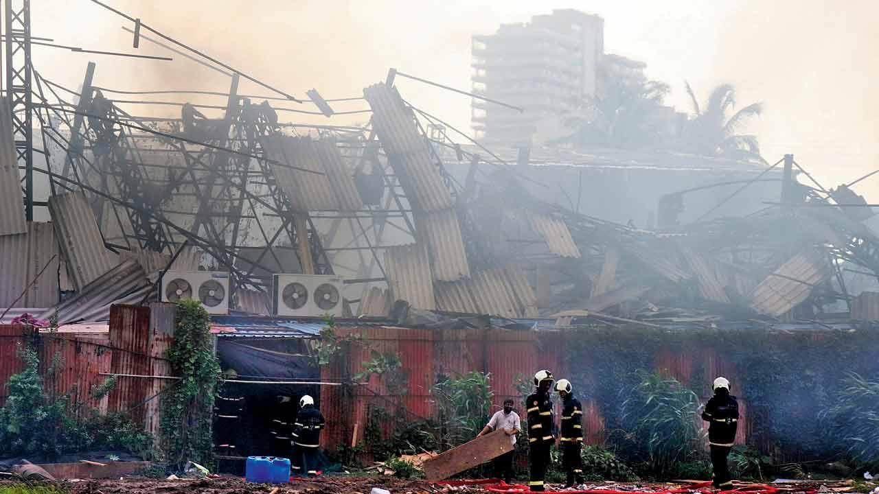Mumbai: One dead in fire at film set in Andheri