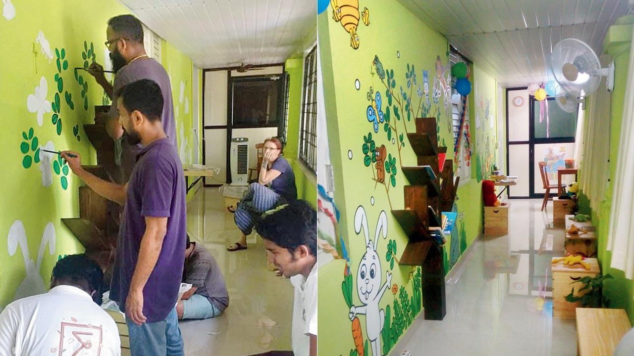In 2018, Dil Se Foundation along with Eunoians volunteered to paint the waiting area at the sessions court in Kochi to make it more child-friendly