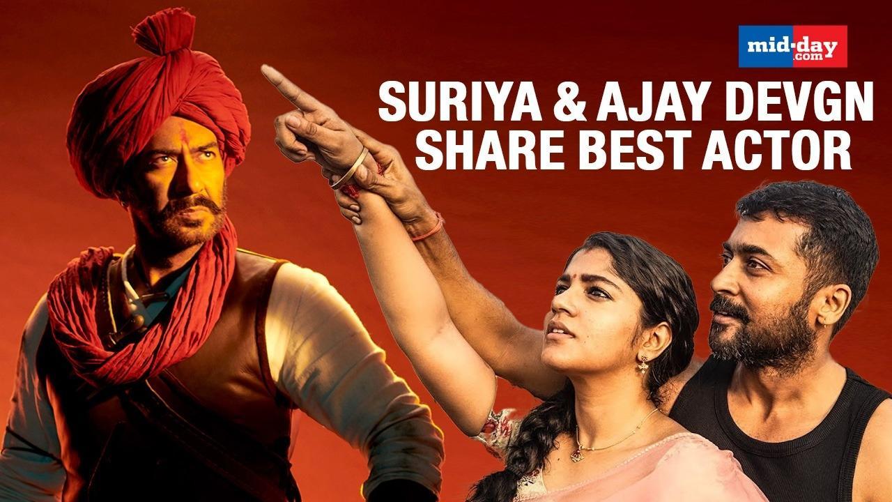 National Awards 2022: Suriya & Ajay Devgn Share Best Actor