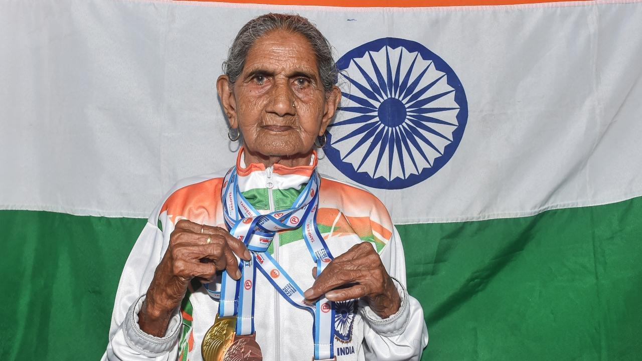 Watch: 94 year-old Bhagwani Devi celebrates upon return after winning gold at World Masters Championships