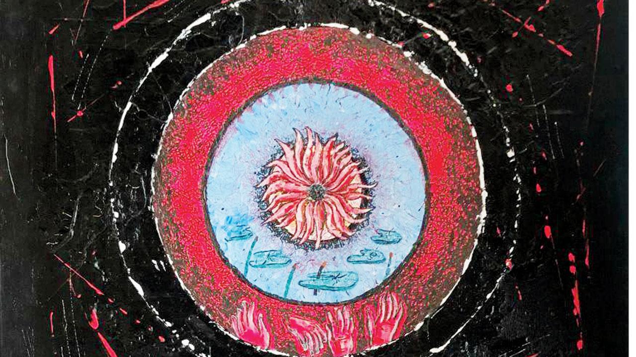An artwork by Dr Bharati Sharma for the Art Carnival 