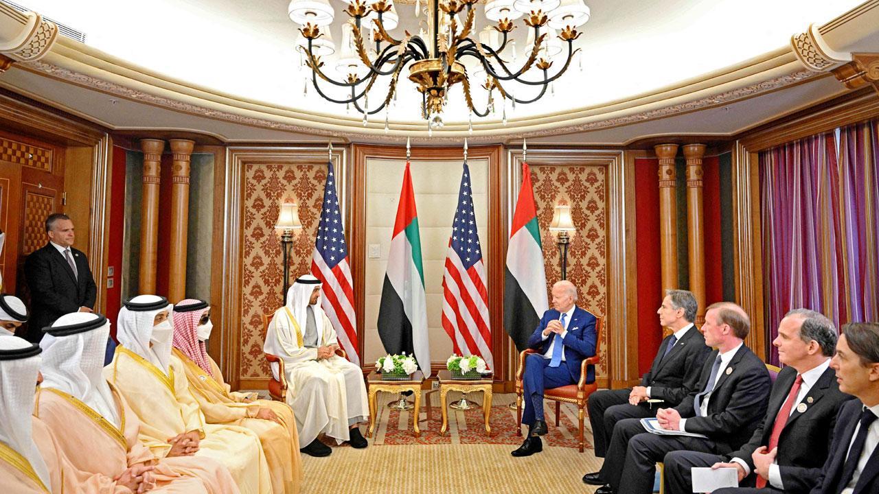 Biden meets Gulf countries to counter Iran threat