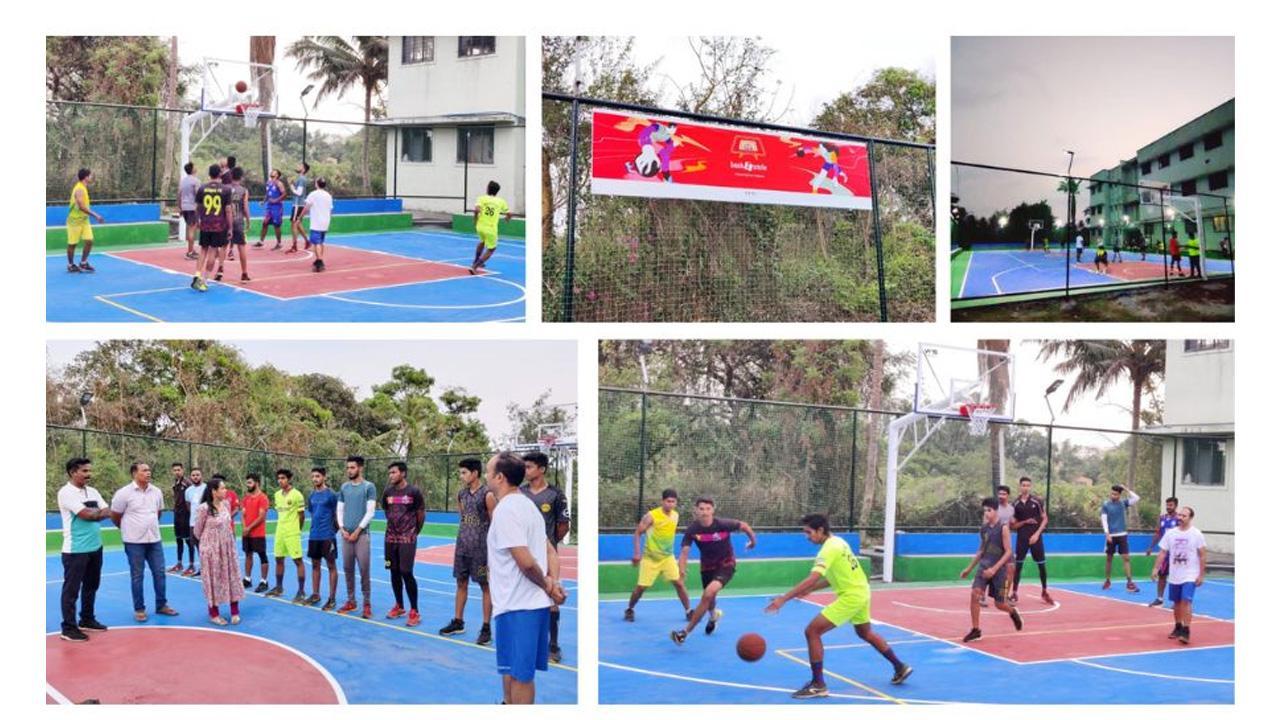 CFTI and BookASmile build a Basketball Court for youth from underprivileged communities in Maharashtra