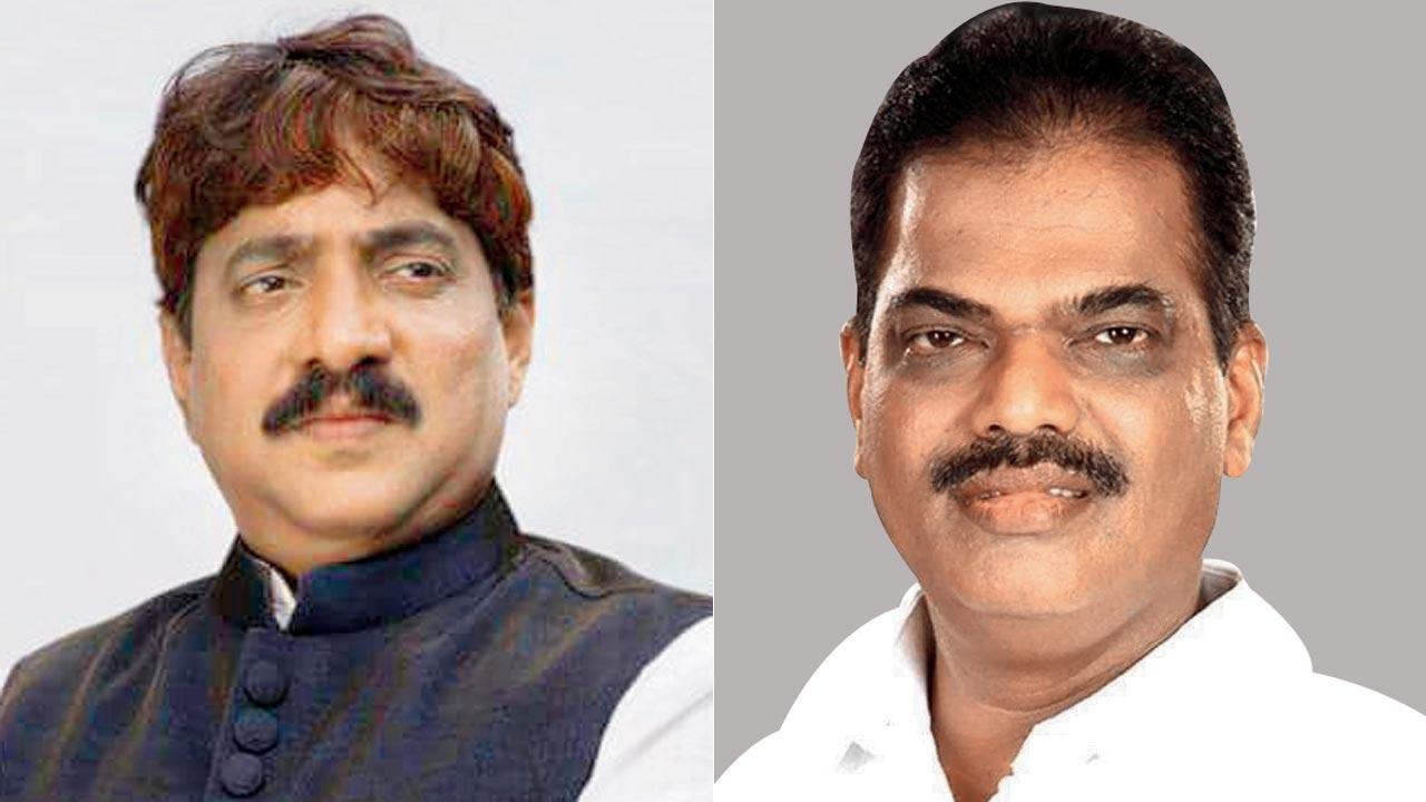 Mangesh Satamkar of the Shiv Sena wanted to contest the election from ward 189 of Pratiksha Nagar, but it is reserved for women; (right) Prabhakar Shinde had decided to contest from ward no 109, but it now falls in the women’s category, so he will contest from ward no. 108