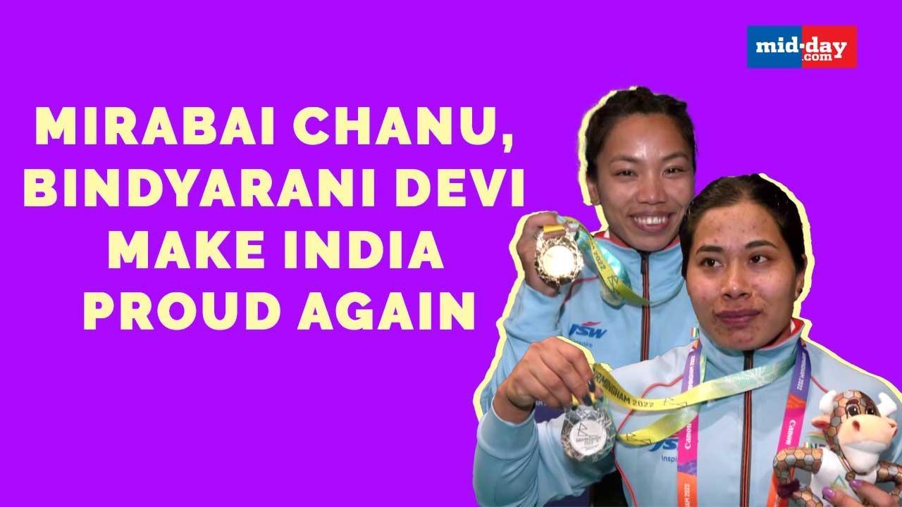 Mirabai Chanu Clinches Gold, Bindyarani Devi Wins Silver In Weightlifting