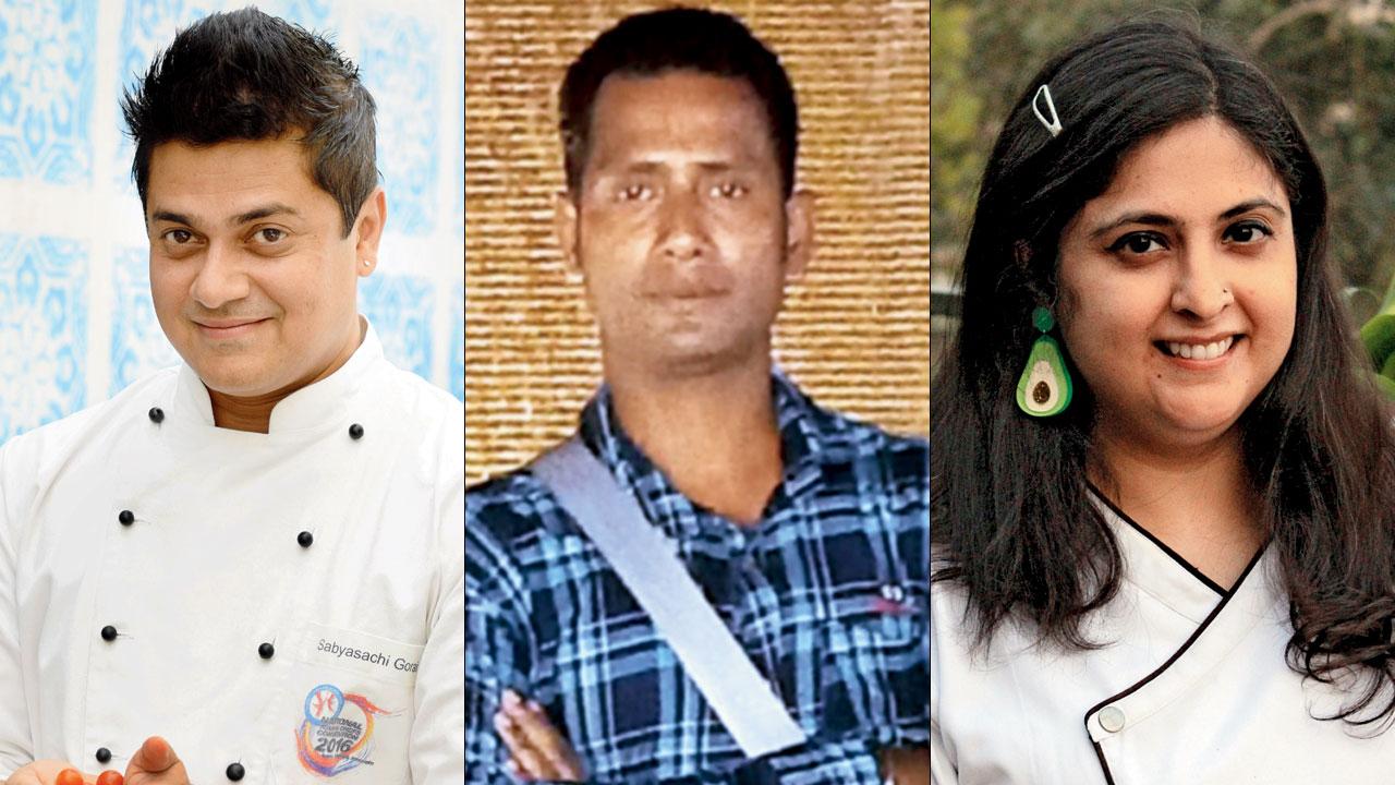 Chef Sabyasachi Gorai, Palash Ghosh, Bandel cheese maker and Chef Ruchira Hoon, Ek Bar