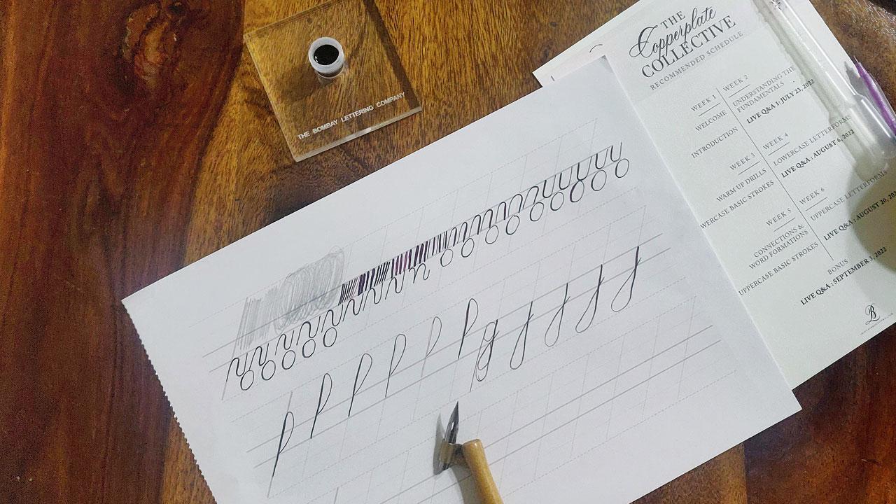 Ace the copperplate script through this online self-learning course