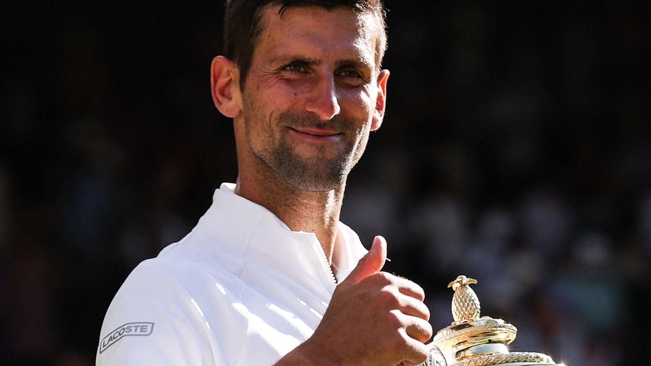 This was Djokovic's 7th Wimbledon title, equalling Pete Sampras' tally