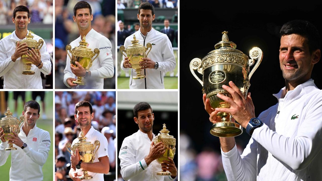The only person with more Wimbledon titles is Roger Federer who has 8