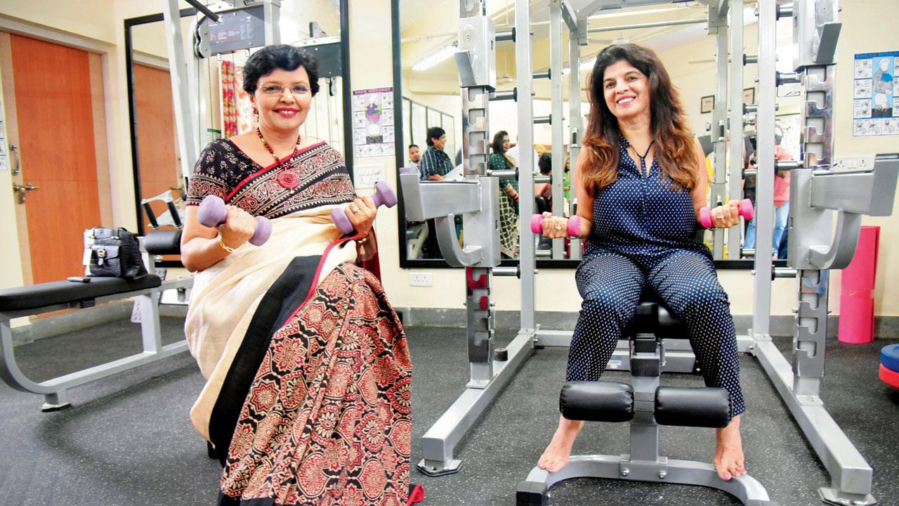 Dr Sangeeta Ravat and Dr Sunil Keswani, medical director, NBC, in the play area. Pics/Sameer Markande