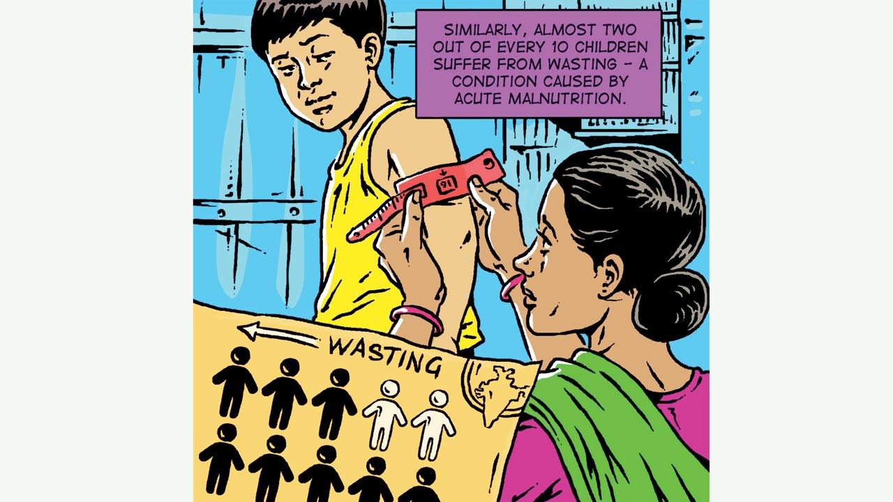 A panel from the second module on hunger and under-nutrition. Pics Courtesy/FOCUSWEB.ORG