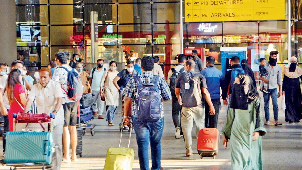 Flier footfall takes off at Mumbai airport