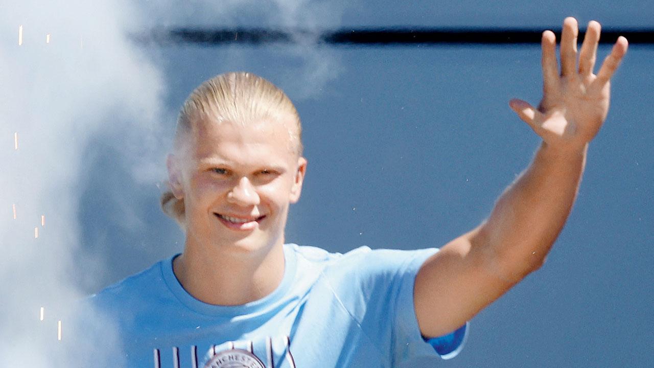 Erling Haaland pledges goals and fun at Manchester City to welcoming fans
