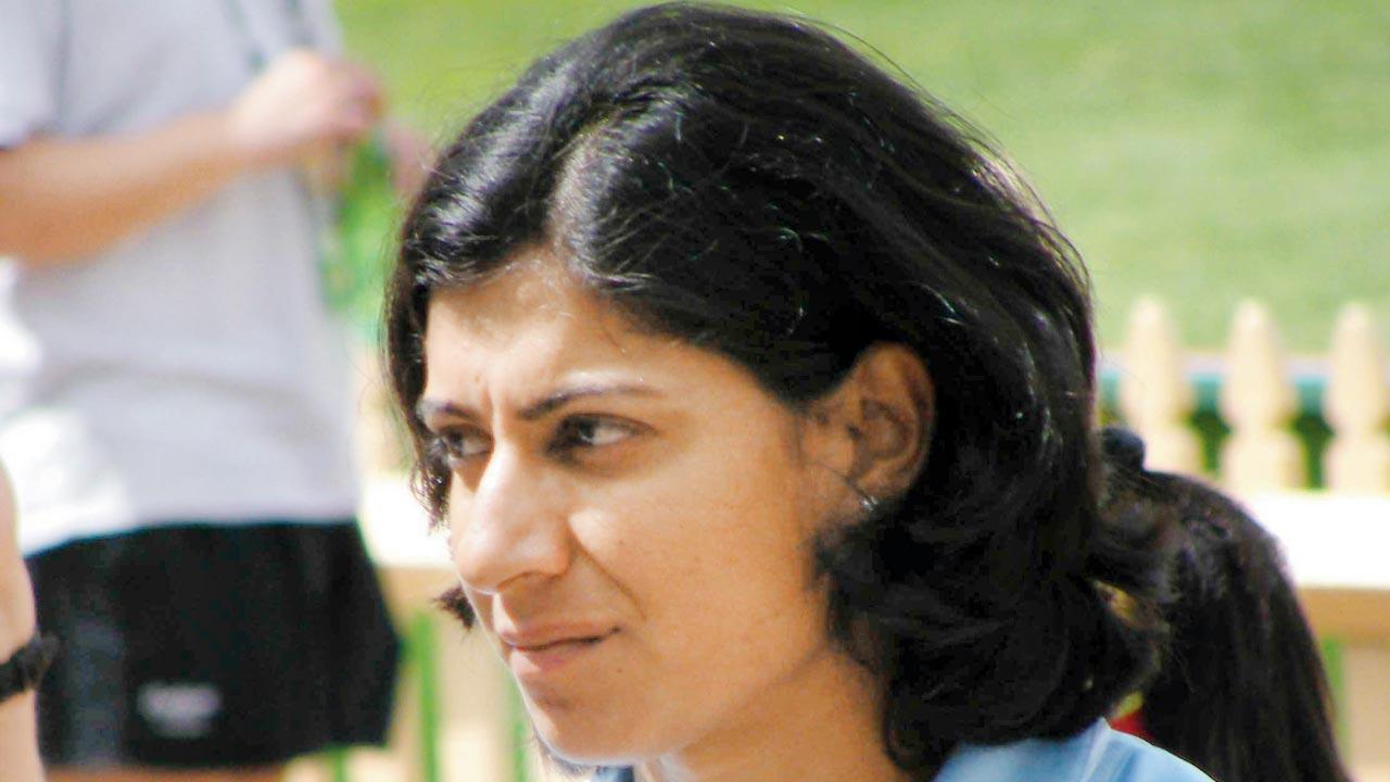  Anjum Chopra from her playing days in 2009. At the 2009 World Cup in Australia, the team led by Chopra finished third at the World Cup behind England and New Zealand.  Pic/Wikimedia Commons