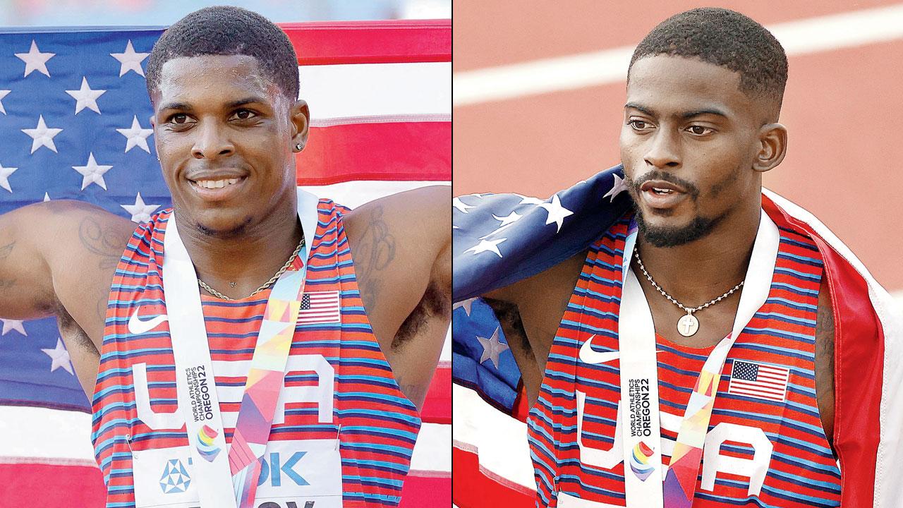 Marvin Bracy and Trayvon Bromell