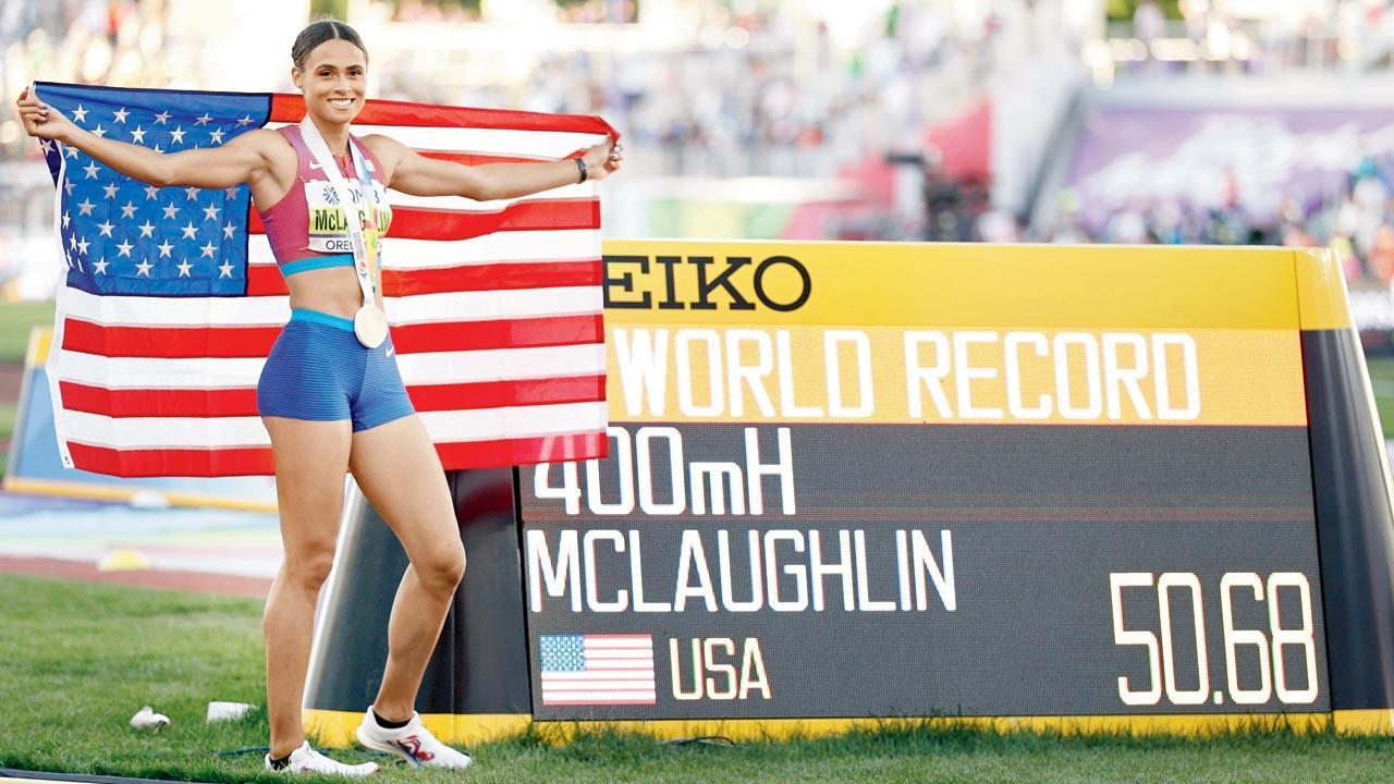 Honestly, I just wanted to go for it: Sydney McLaughlin