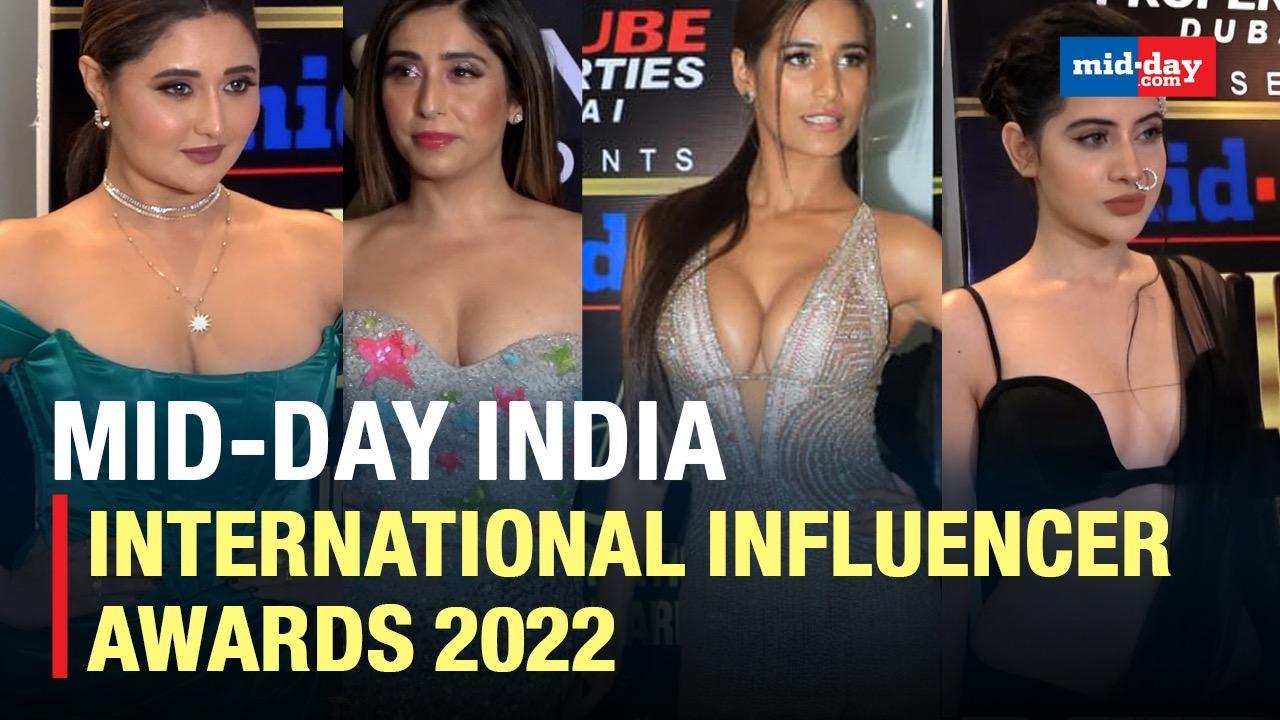 Celebs attend the Midday India International Influencer Awards 2022