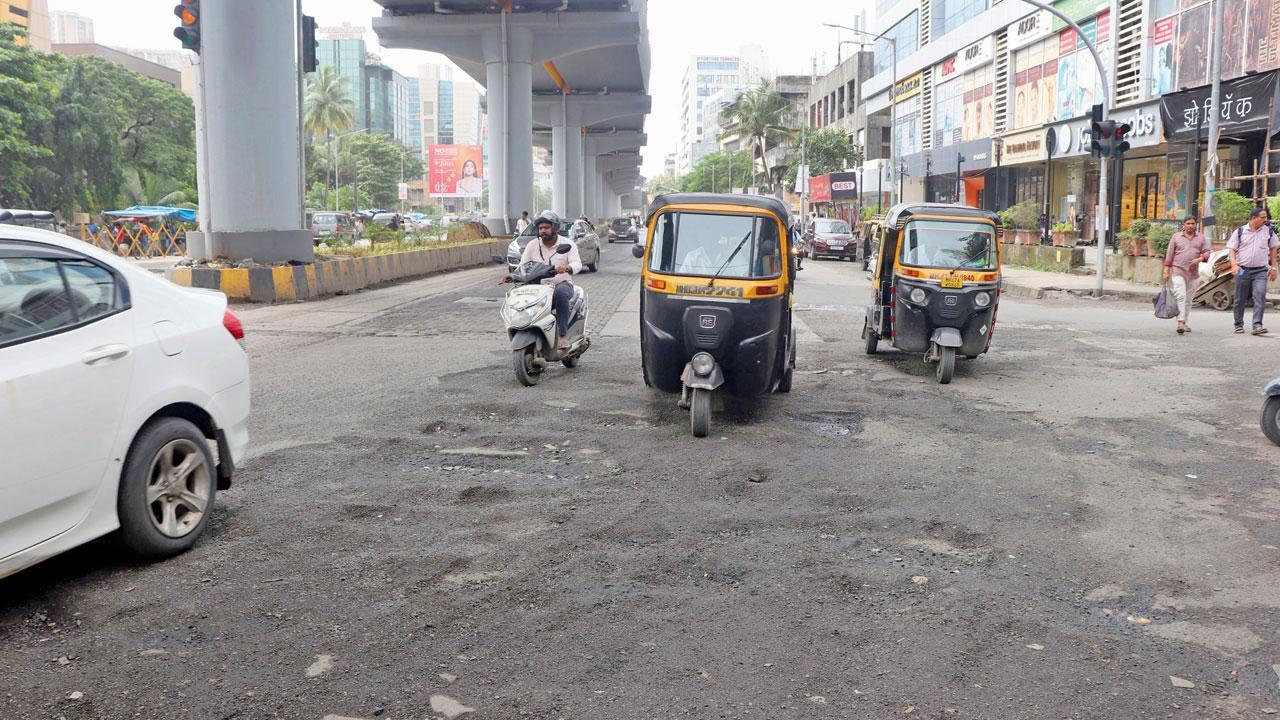 Mumbai: MMRDA fixes potholes, citizens not impressed