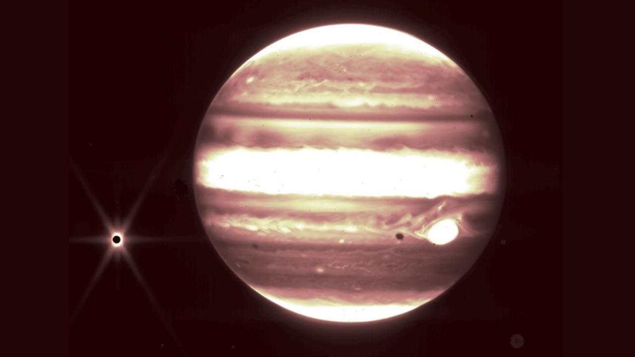 NASA reveals stunning images of Jupiter and its moon by the James Webb telescope 
