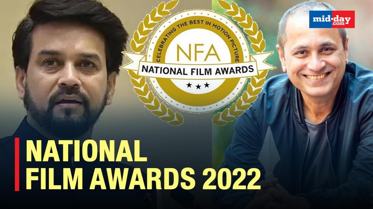 Vipul Shah with jury submits report on National Film Awards to Anurag Thakur
