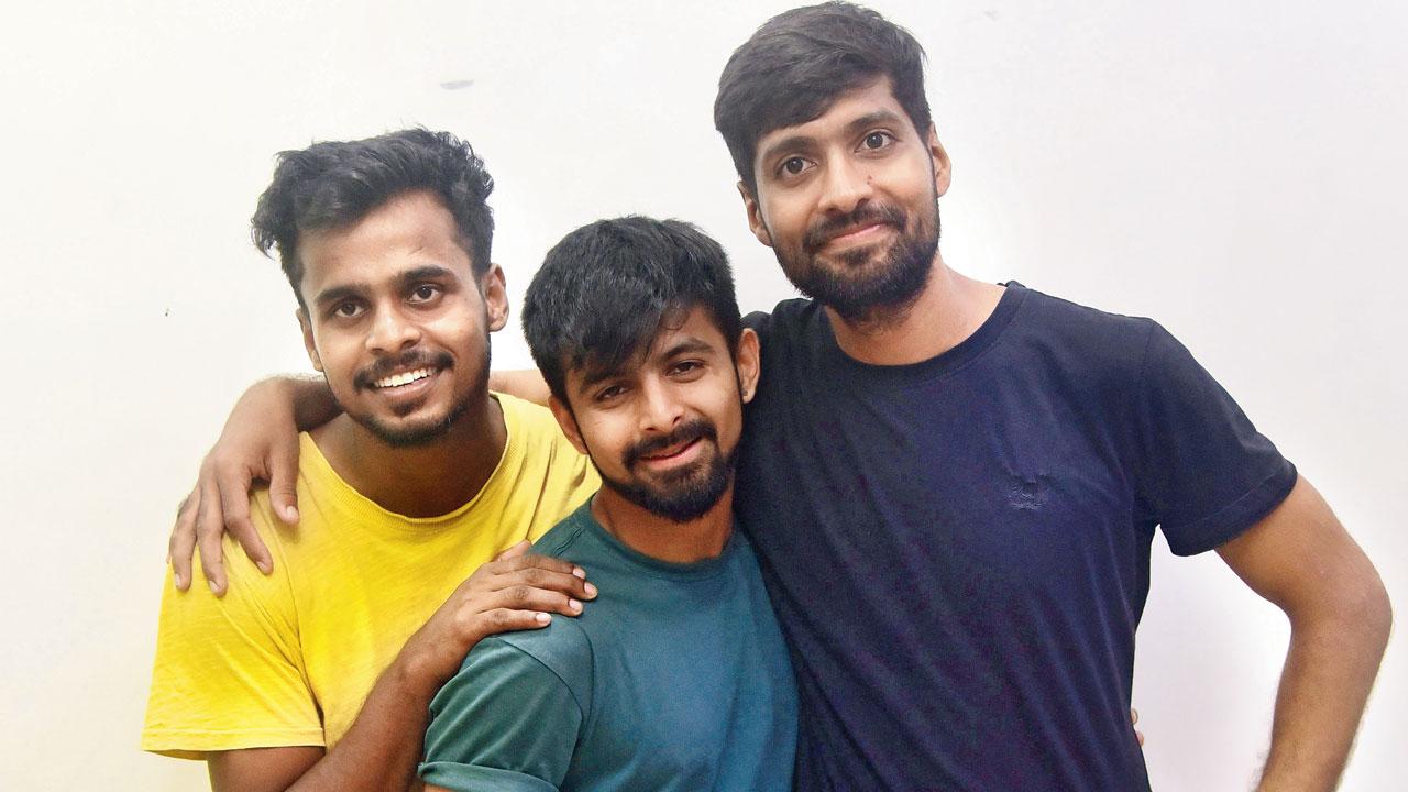 Three dancers, Razul Singh, Urvil Shah and Chetan Solanki from NIDT, are part of the 10-member dance group