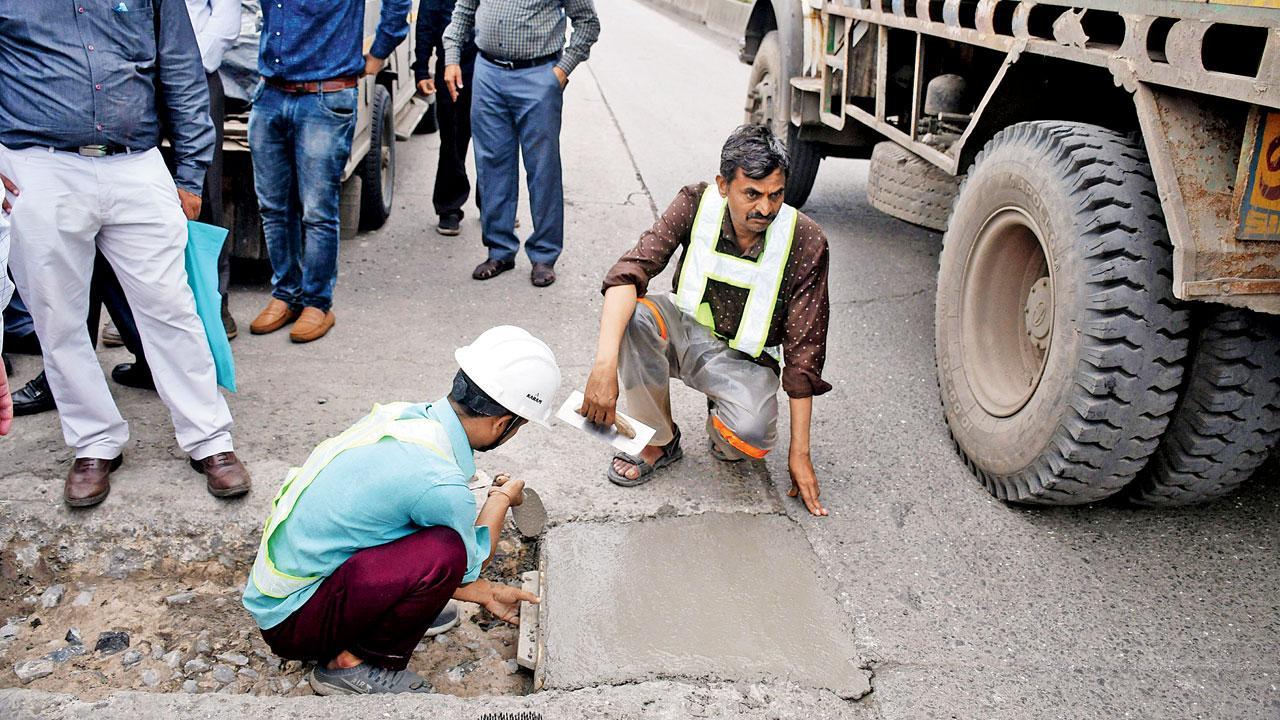 Mumbai: BMC tries three ways to repair potholes at Wadala
