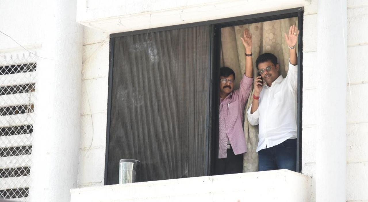 ED officials detain Shiv Sena MP Sanjay Raut after hours of search at his Mumbai home