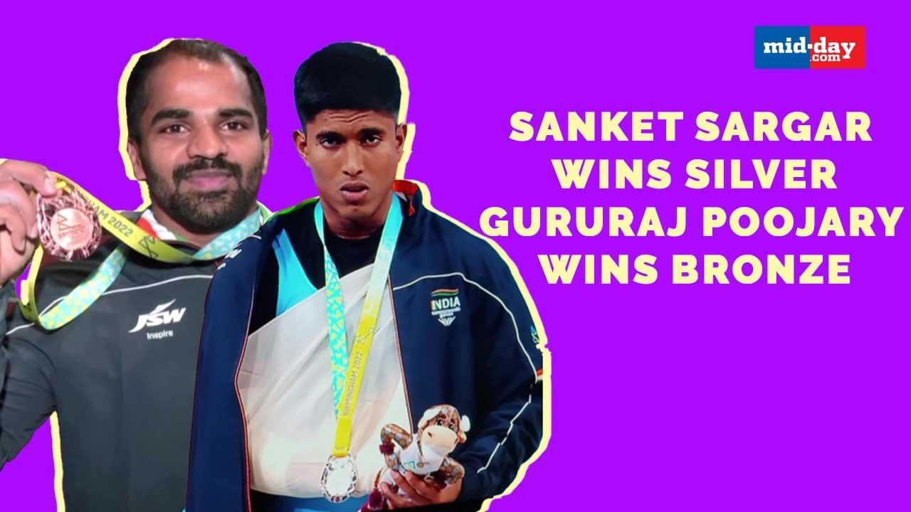 Sanket Sargar Wins Silver; Gururaj Poojary Clinches Bronze In Weightlifting