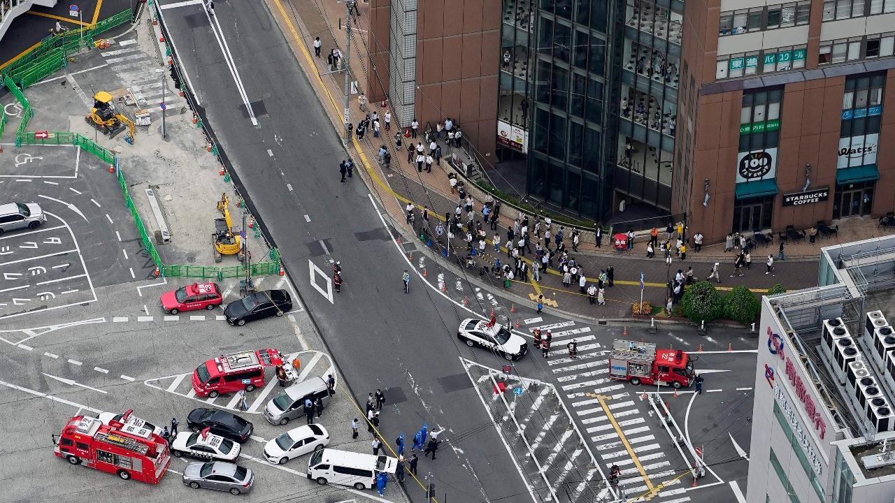 Police arrested the suspected gunman at the scene of an attack that shocked many in Japan, which is one of the world's safest nations and has some of the strictest gun control laws anywhere