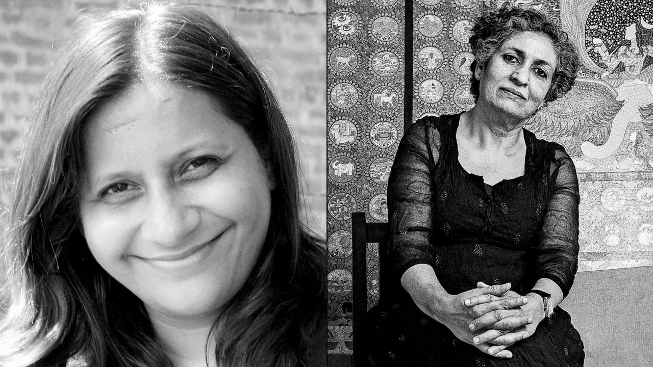 Smriti Dixit and Seema Kohli. Pics Courtesy/AHMAD SHAQULAIN