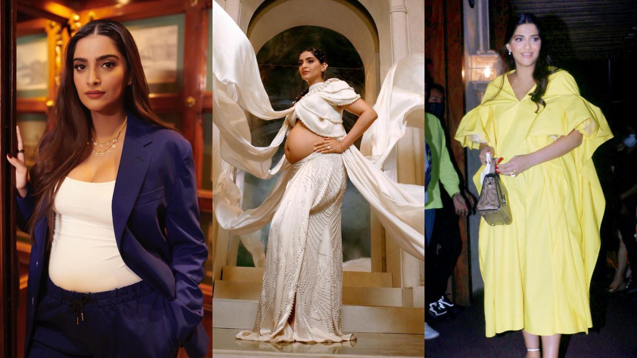 A collage of Sonam Kapoor