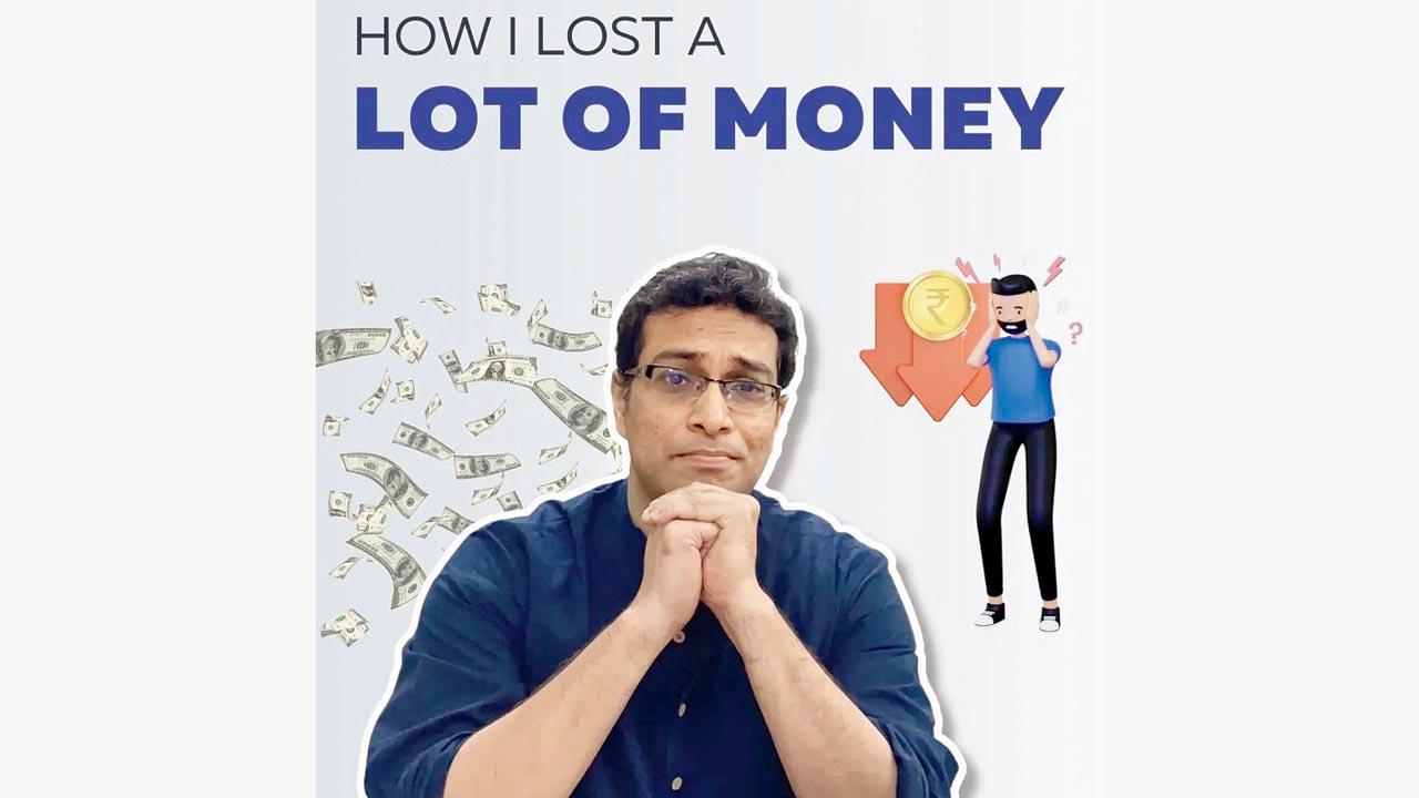 Finfluencers Ankur Warikoo and Akshat Shrivastava had both recommended Vauld. Warikoo said he got paid R4.47 for making the promotional video. Pics/Instagram