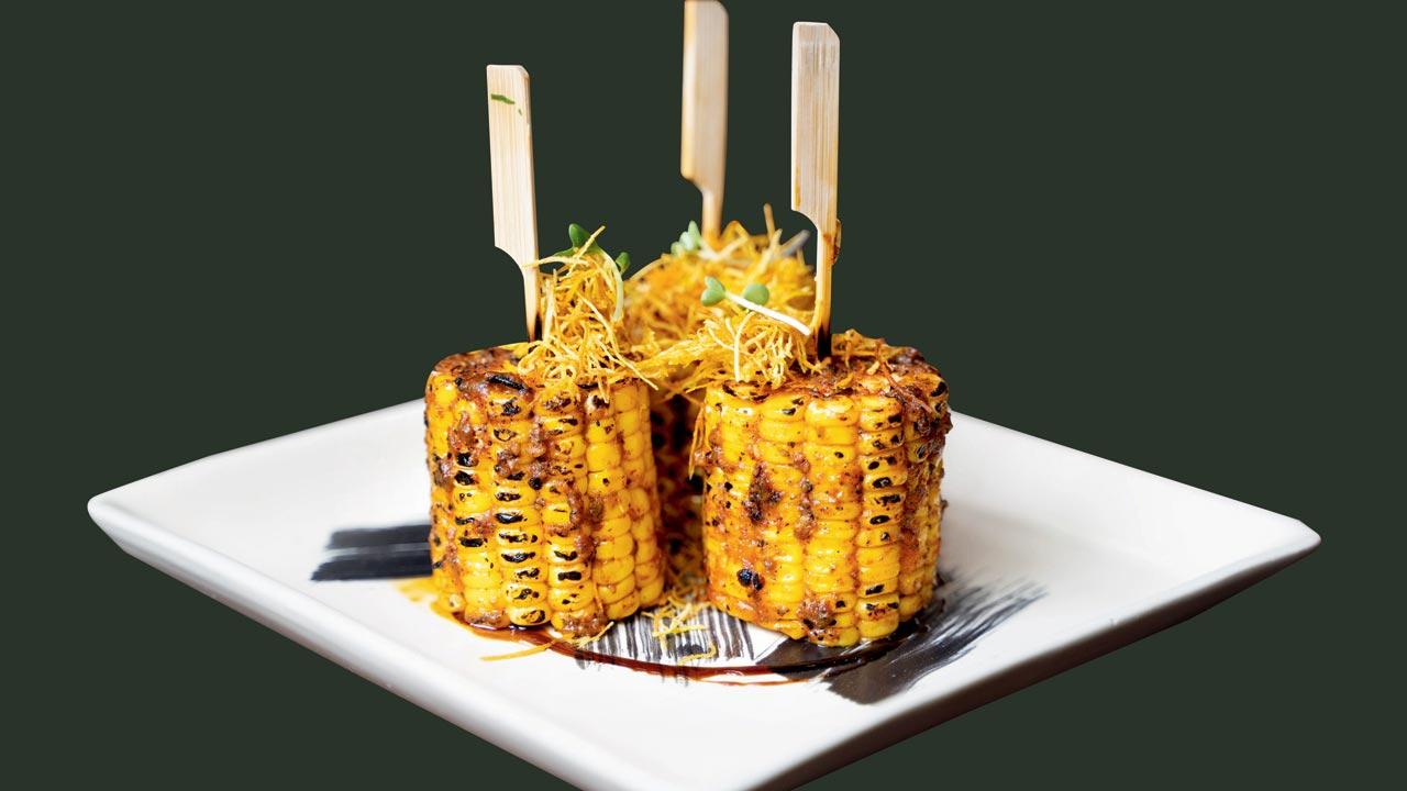 Shizo corn with spicy mayo