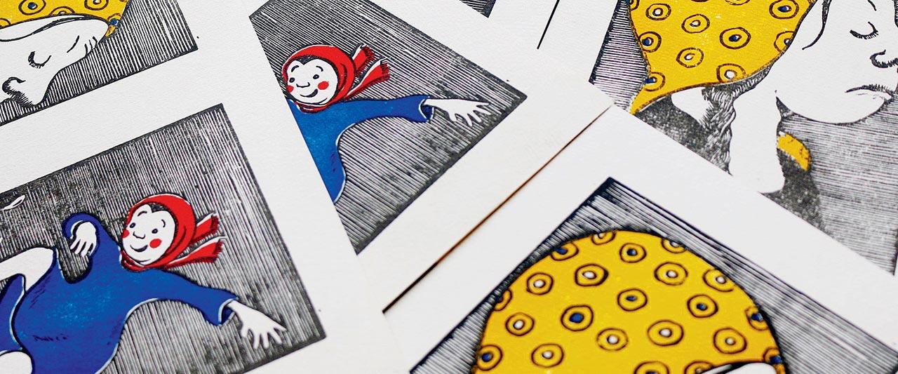 3. Letterpress printed pages