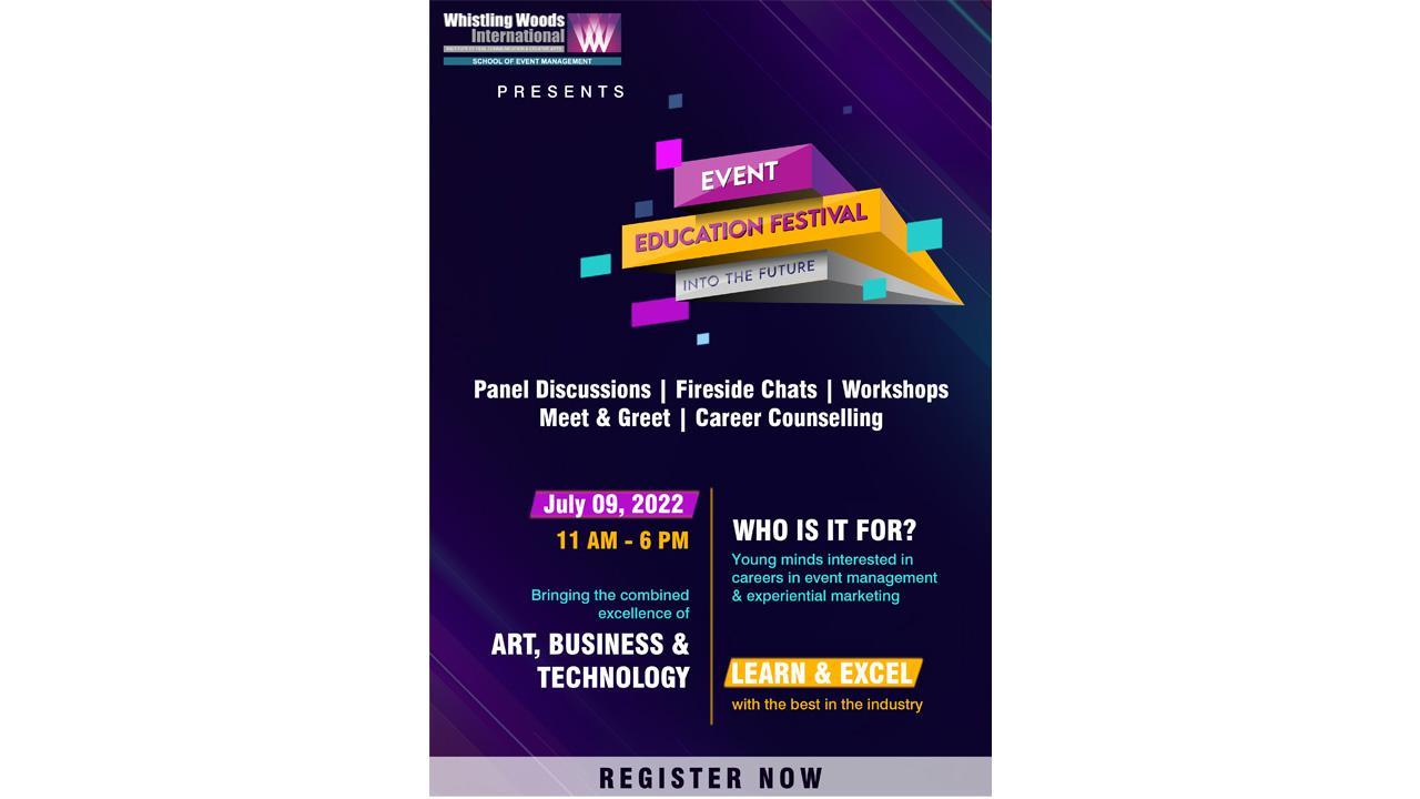 Whistling Woods International (WWI) School of Event Management announces the 3rd Edition of the Event Education Festival