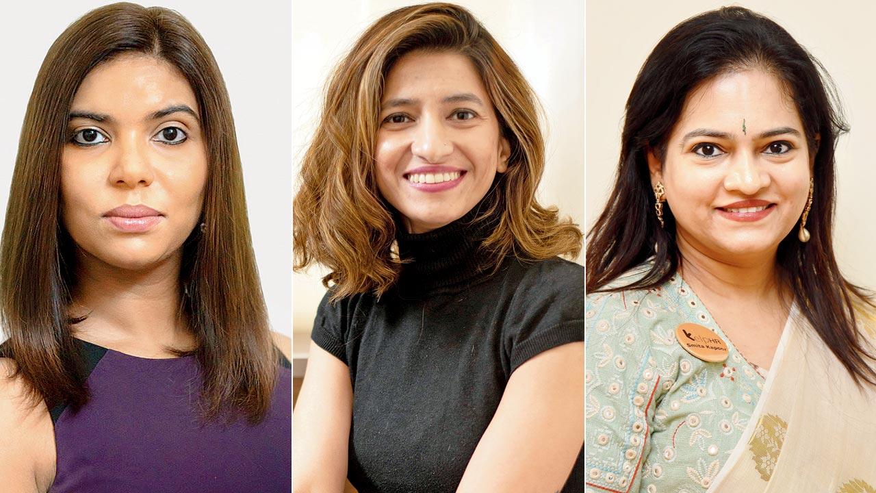 Deepanjali Lahiri; Lizanne Dsouza and Smita Shetty Kapoor