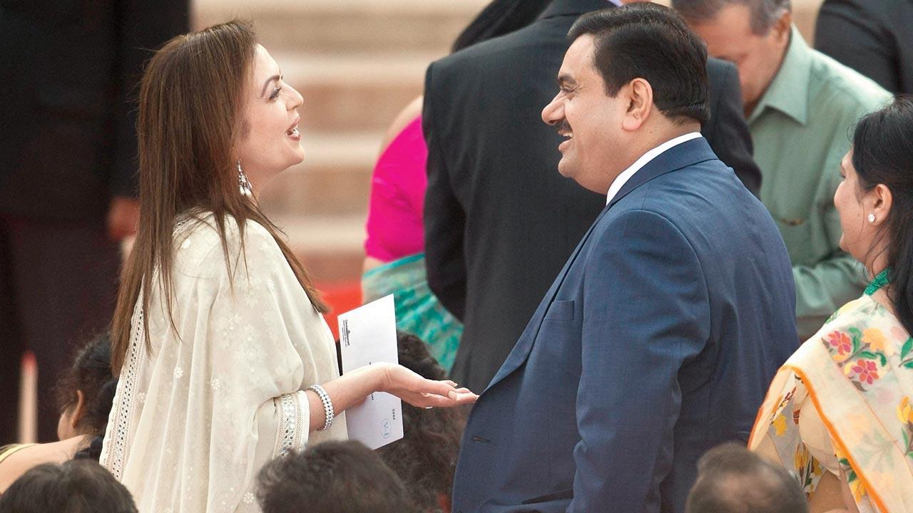 Ambani vs Adani No direct mkt clash yet bilde