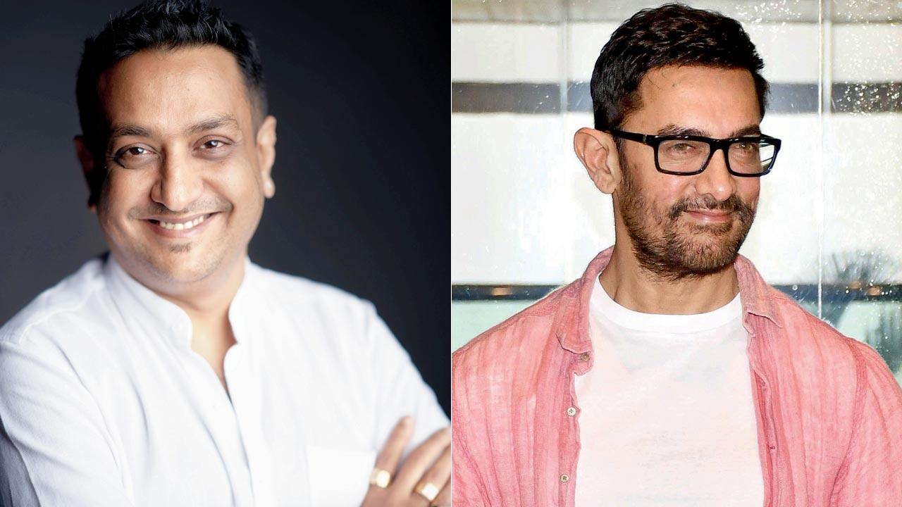 Arun Sheshkumar and Aamir Khan