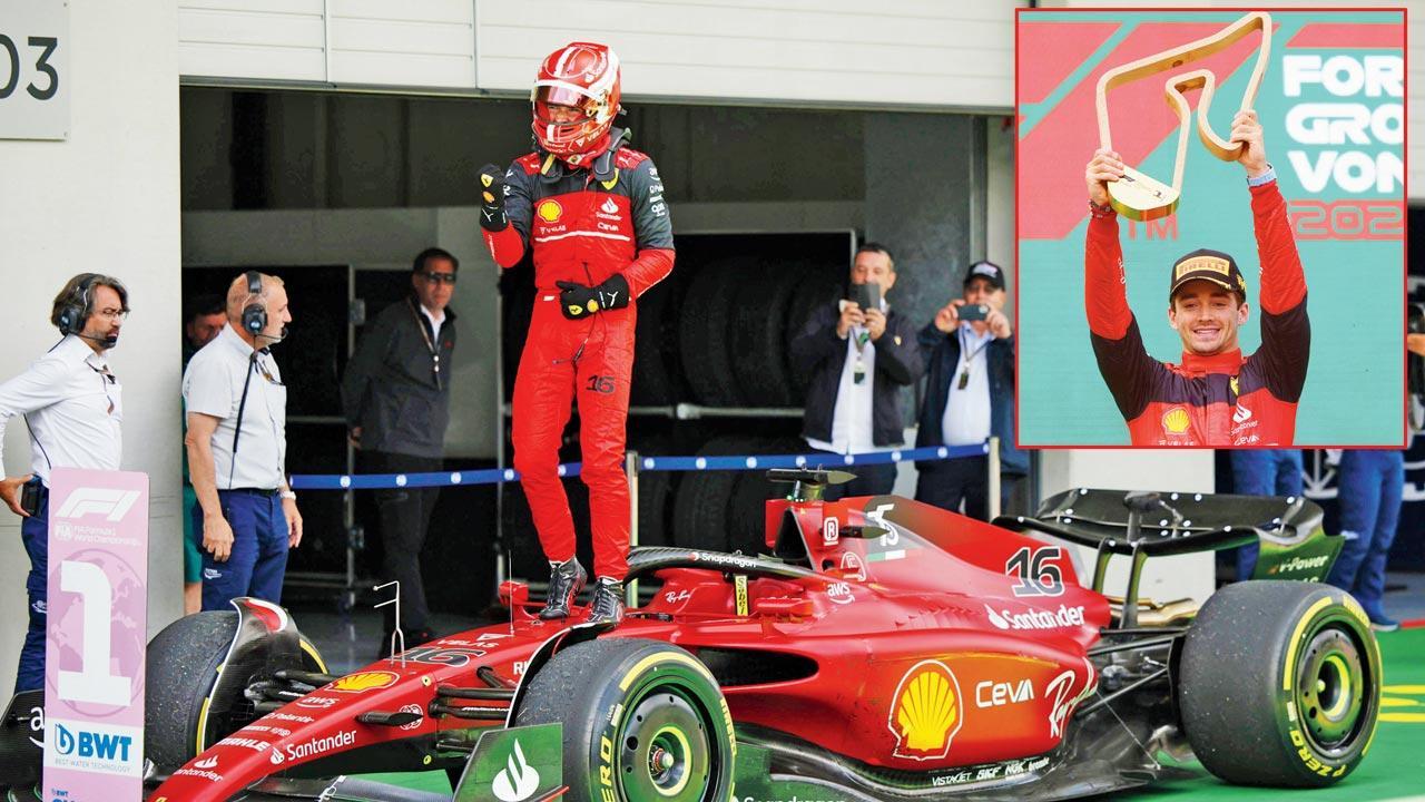 Needed this win: Ferrari F1 driver Charles Leclerc