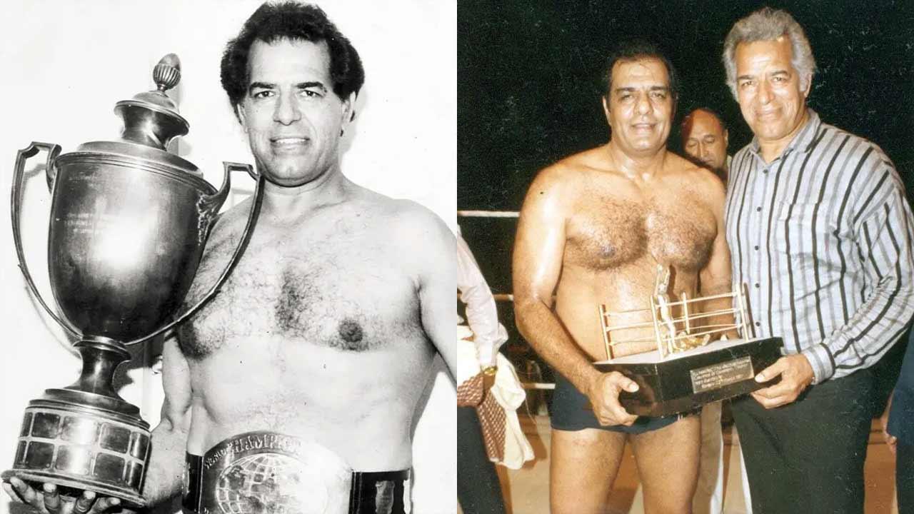 Candid pictures of Dara Singh
