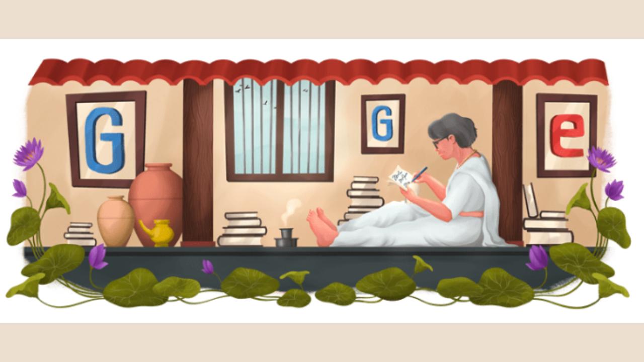 Balamani Amma: Google doodle pays tribute to the Malayalam poet on her 113th birth anniversary