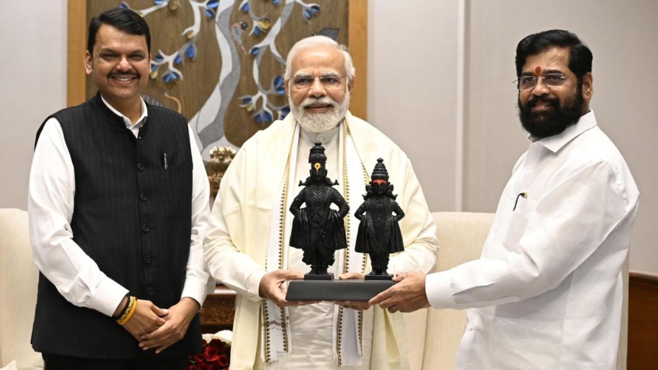 Maharashtra CM Eknath Shinde, Devendra Fadnavis meet PM Narendra Modi in Delhi