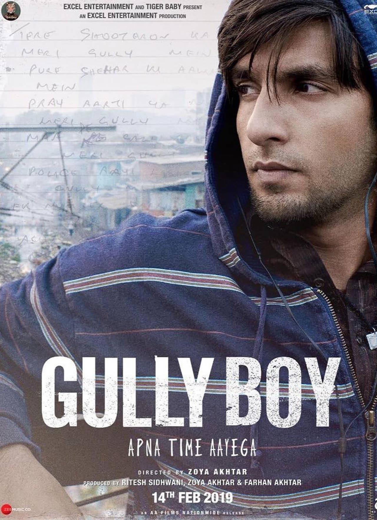 Gully Boy (2019)
Zoya Akhtar can make heroes out of ordinariness. She does that with Murad in this musical drama. When we first see him, he's walking on the streets at midnight with his friend Moeen (Vijay Varma) to steal a car. Moeen leads the theft and Murad follows. Till this moment, Murad is a common man who has aims, ambitions, but no means. He's a victim of fate and circumstances but it's his passion for music that drives him towards something extraordinary. Rap becomes his means of communication and music his reason to live. A common man transforms into a hero, but someone who's one of us. A hero who's aiming for the skies but firmly attached to his roots. The title was a giveaway already. 