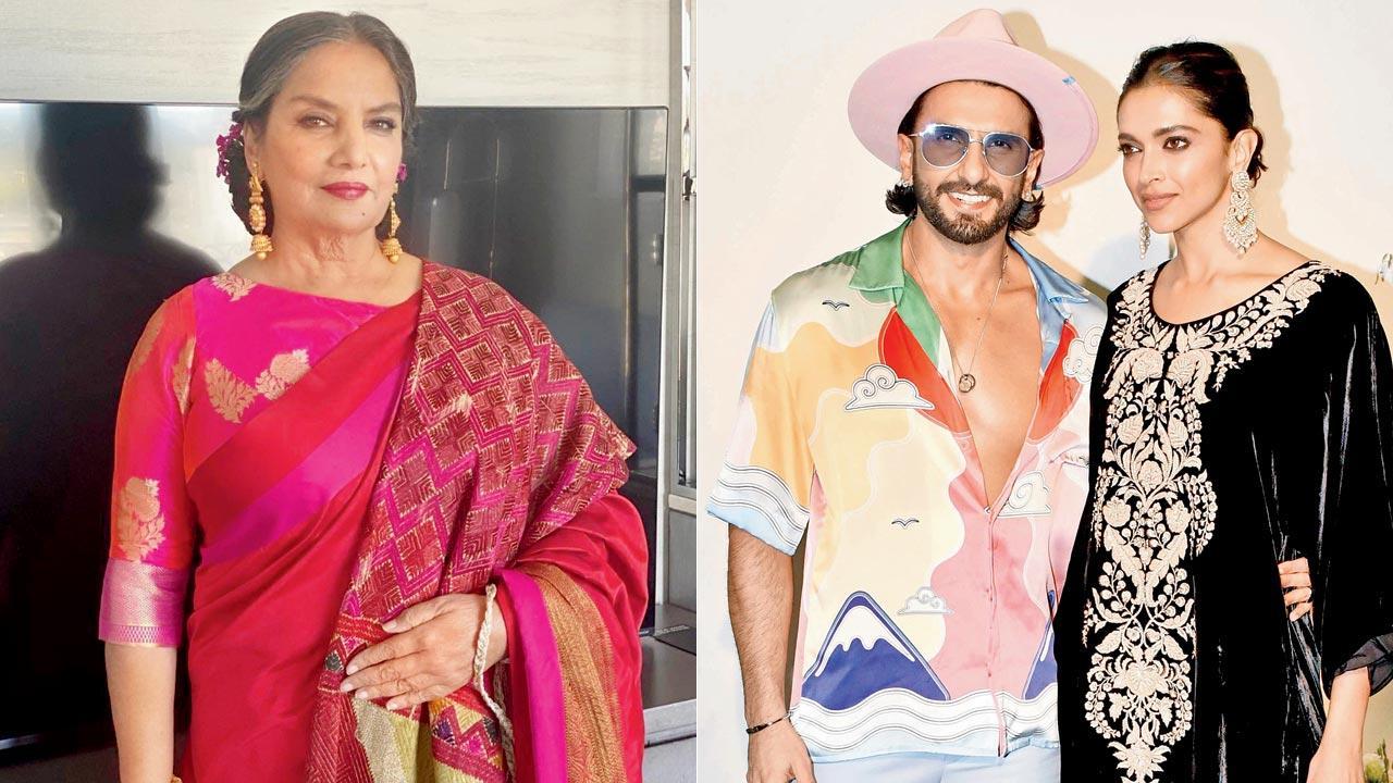 Shabana Azmi: Together, Ranveer and Deepika represent glamour and courage