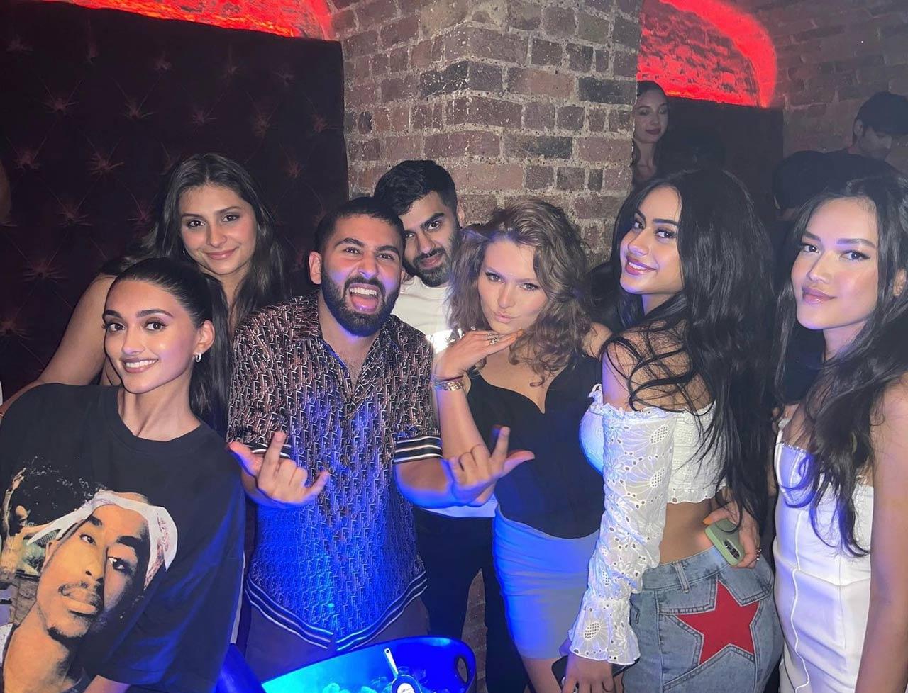 Also a part of these parties was Ajay Devgn's daughter Nysa Devgn. Nysa recently stunned in her pink dress at singer Kanika Kapoor's wedding festivities in London. The starkid had the company of good friend Orhan who shared the pictures on his Instagram account. He and Nysa could be seen twinning in pink