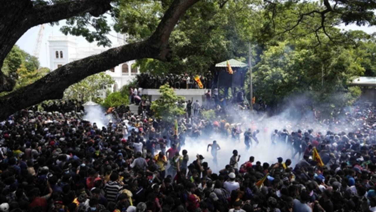 Sri Lanka state-owned TV goes off air as protesters storm building