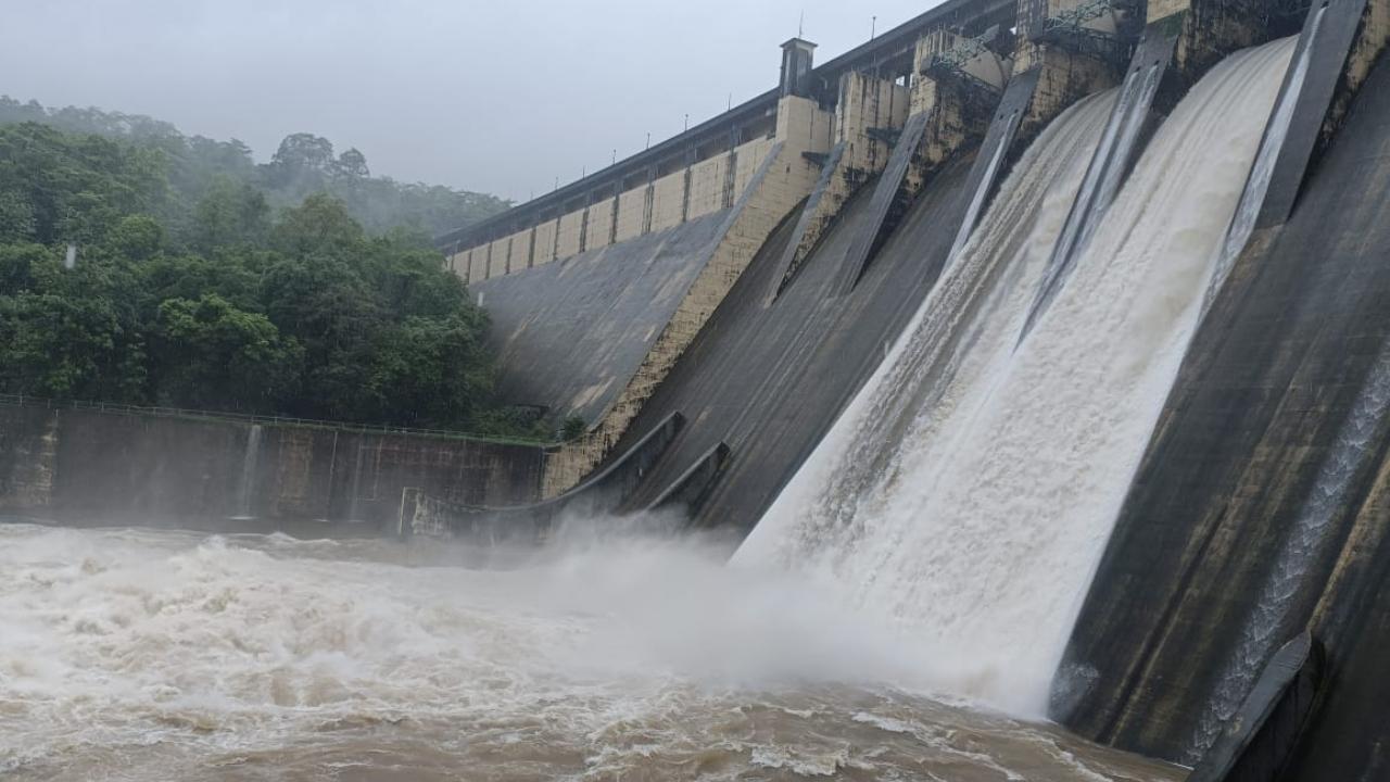 Mumbai: Modak-Sagar lake, with storage capacity of 12,407 crore litres, overflows