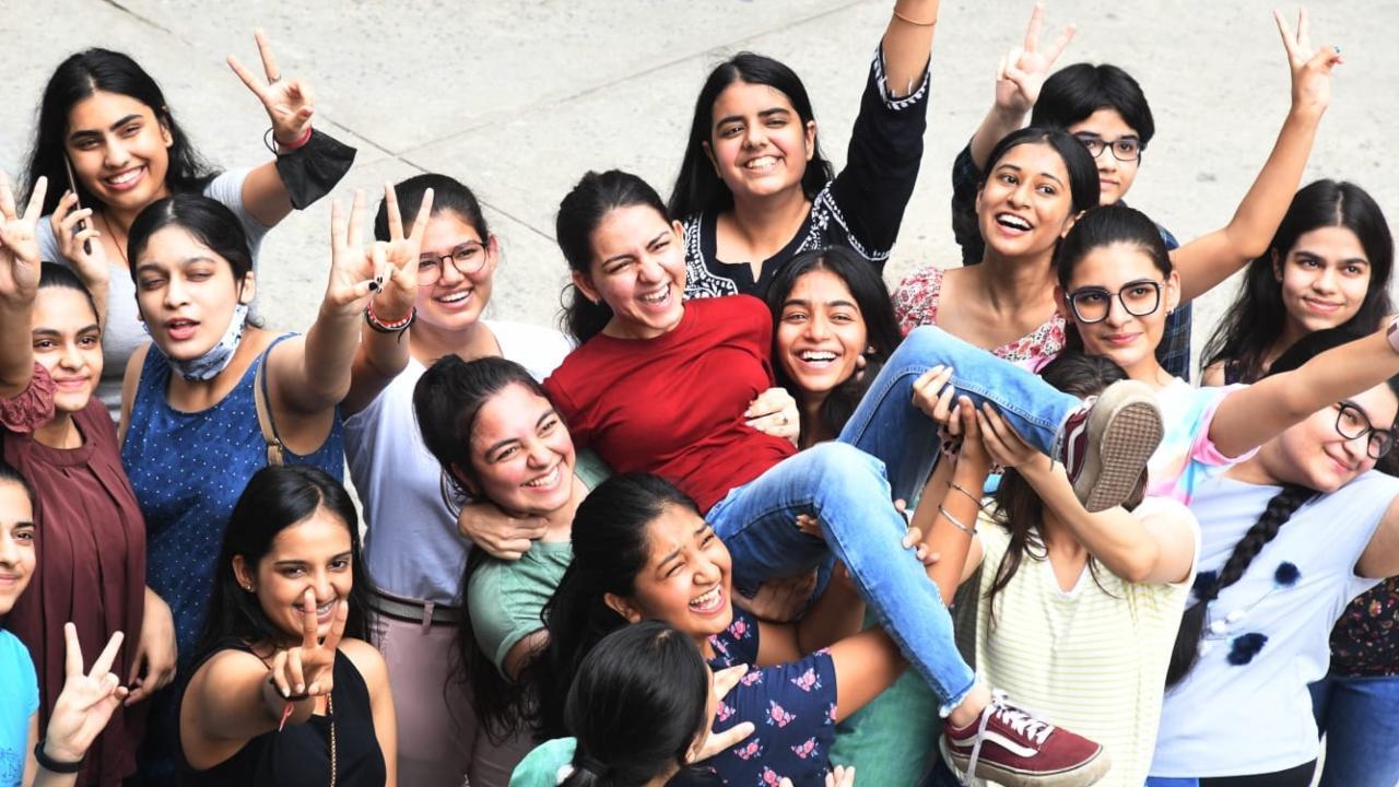 IN PHOTOS: Students thrilled, ecstatic and overjoyed with CBSE results